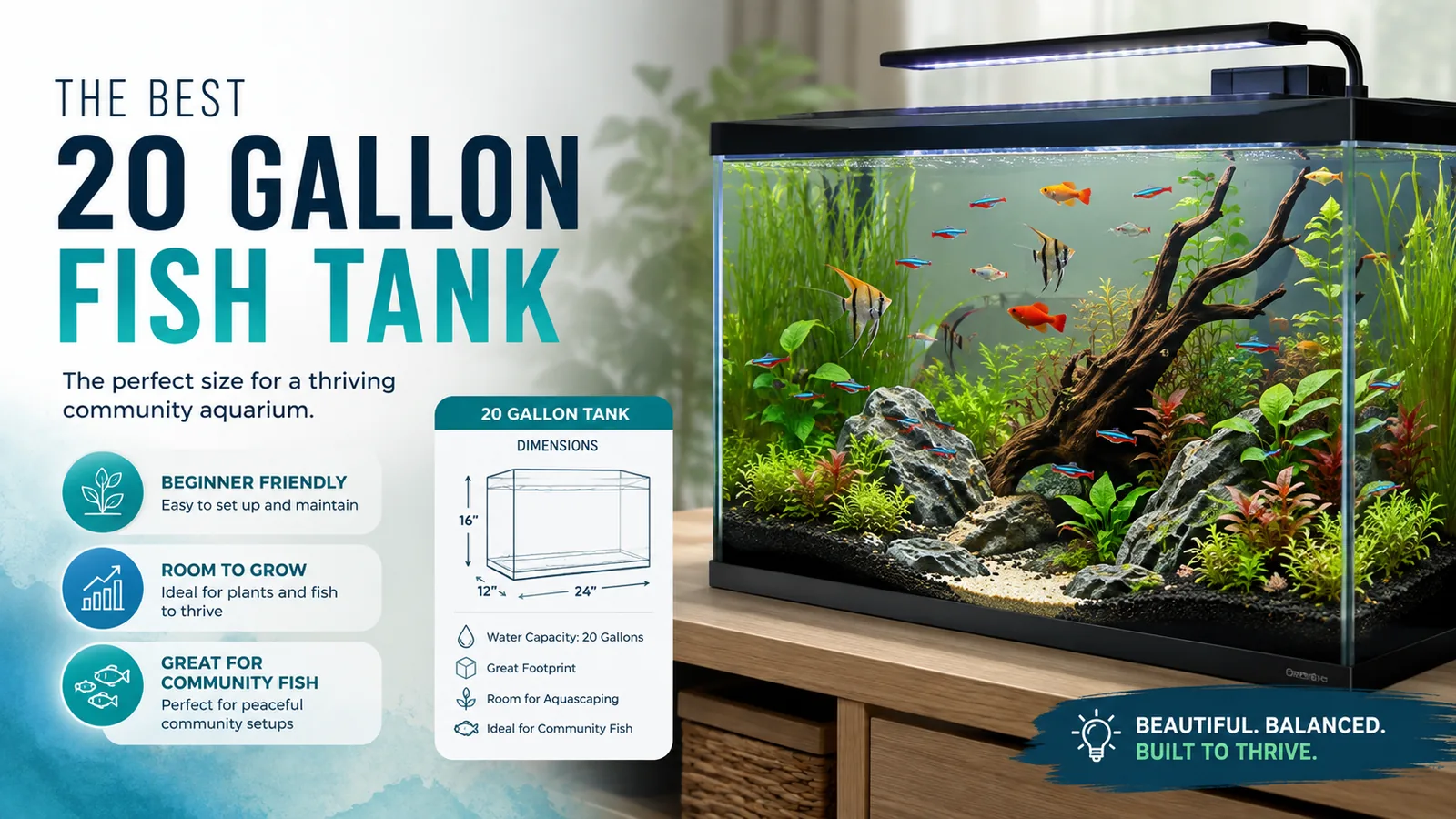 Best 20 Gallon Fish Tank — AquaGearLab guide