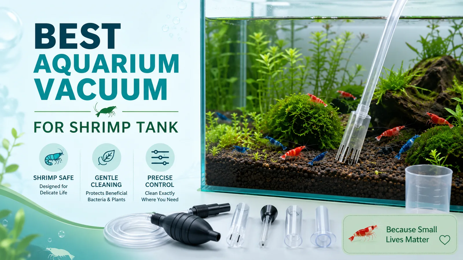 Best Aquarium Vacuum for Shrimp Tanks — AquaGearLab guide