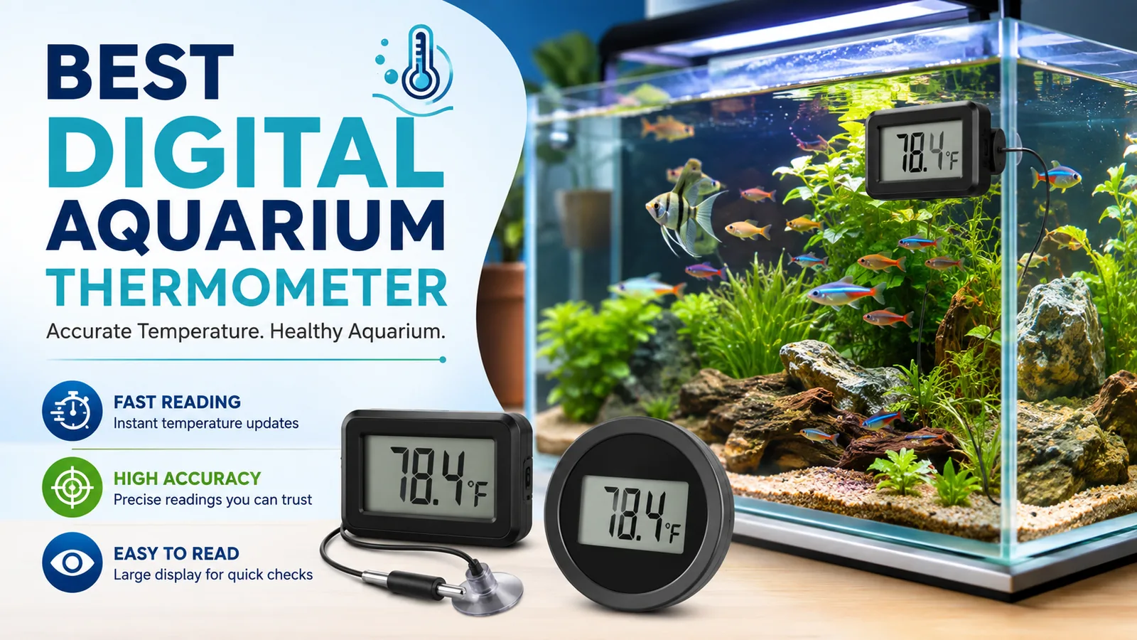 Best Digital Aquarium Thermometer — AquaGearLab guide