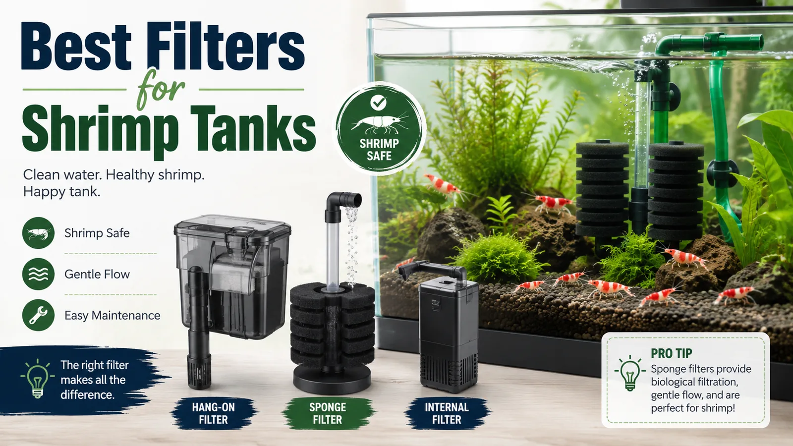 Best Filters for Shrimp Tanks — AquaGearLab guide