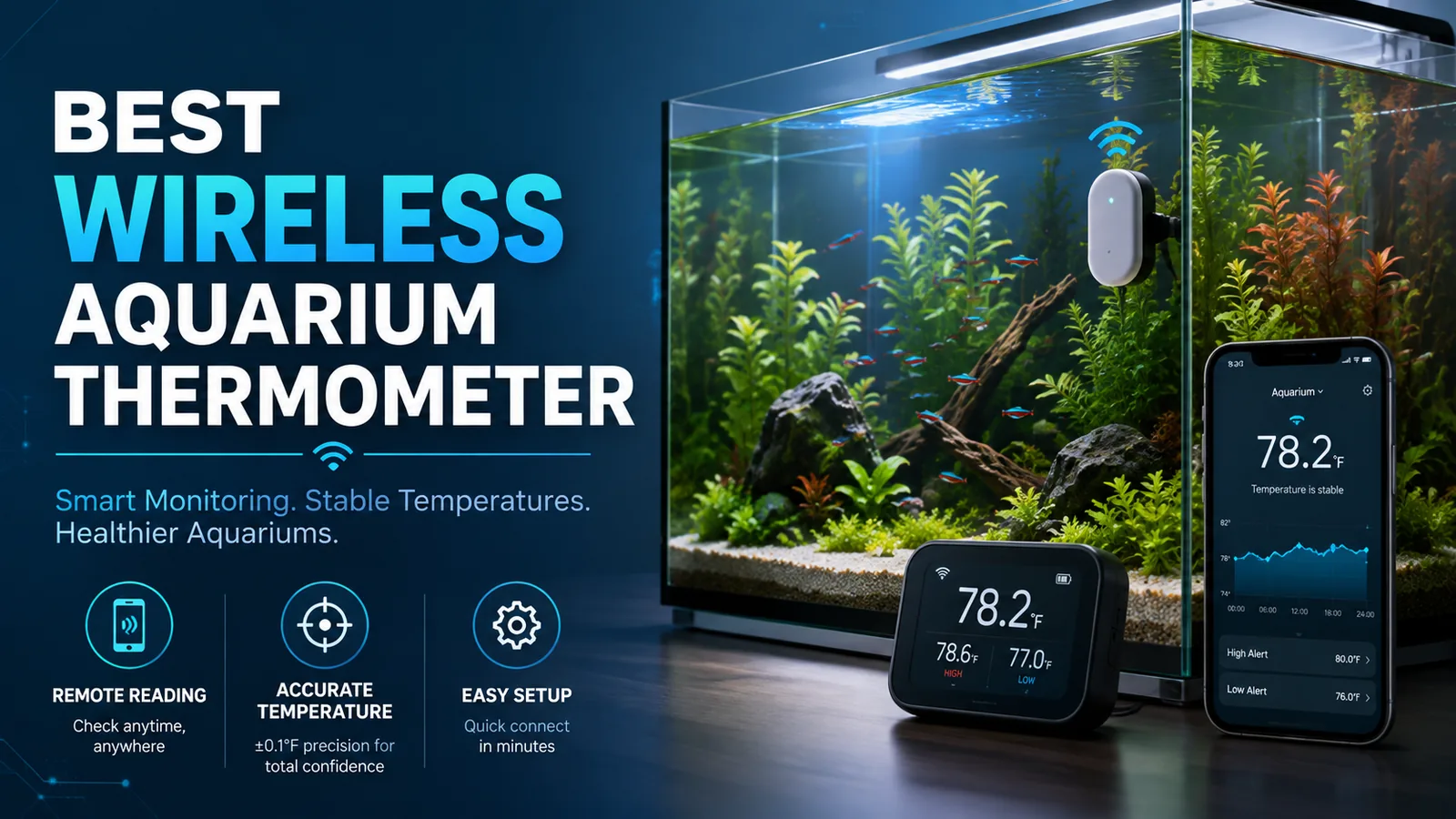 Best Wireless Aquarium Thermometer — AquaGearLab guide