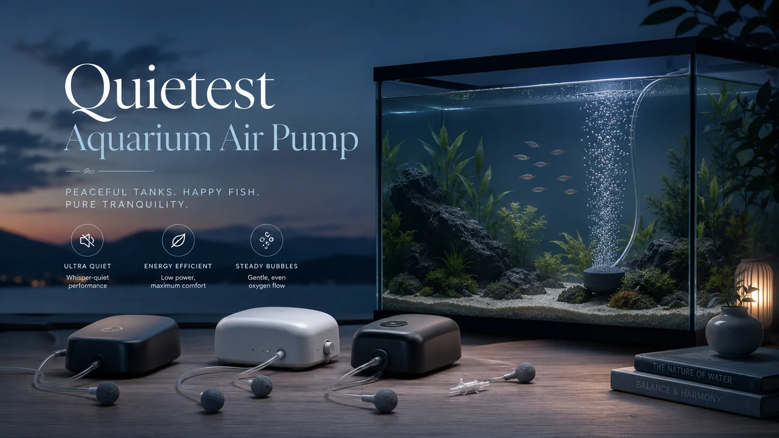 Quietest Aquarium Air Pump — AquaGearLab guide